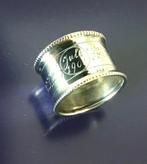 Antiek Zilveren Ring voor Vingerdoekje uit 1901, Ophalen of Verzenden