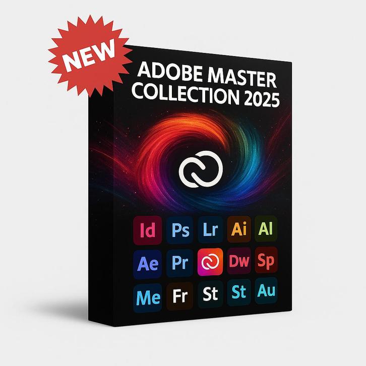 Adobe Master Collection 2025, Computers en Software, Navigatiesoftware, Nieuw, Update, Ophalen