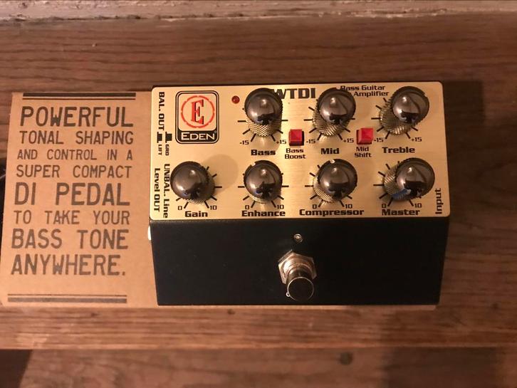 Eden WTDI bass pre-amp, Muziek en Instrumenten, Versterkers | Bas en Gitaar, Zo goed als nieuw, Basgitaar, Minder dan 50 watt