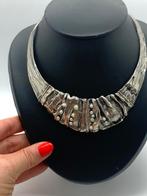 X666 Prachtig zilveren collier Perli (deel van set), Sieraden, Tassen en Uiterlijk, Ophalen of Verzenden, Zilver, Ketting, Met edelsteen