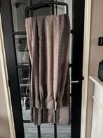 Overgordijnen taupe 2 stuks, Huis en Inrichting, Stoffering | Gordijnen en Lamellen, Overige kleuren, 200 cm of meer, Ophalen of Verzenden