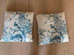 2x sierkussens Zusss, Huis en Inrichting, Ophalen, Zo goed als nieuw, Blauw, Vierkant