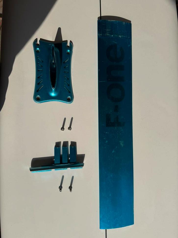 F One alu mast set 65cm met titan kop en base, Watersport en Boten, Wingsurfen, Gebruikt, Ophalen of Verzenden