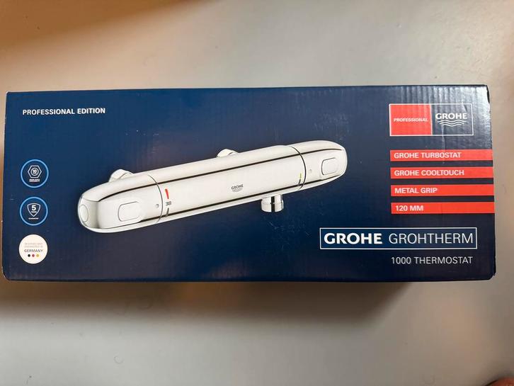Grohe Grohtherm 1000 NEW thermostaatkraan 12cm 34815003, Doe-het-zelf en Verbouw, Sanitair, Nieuw, Douche, Chroom, Ophalen of Verzenden