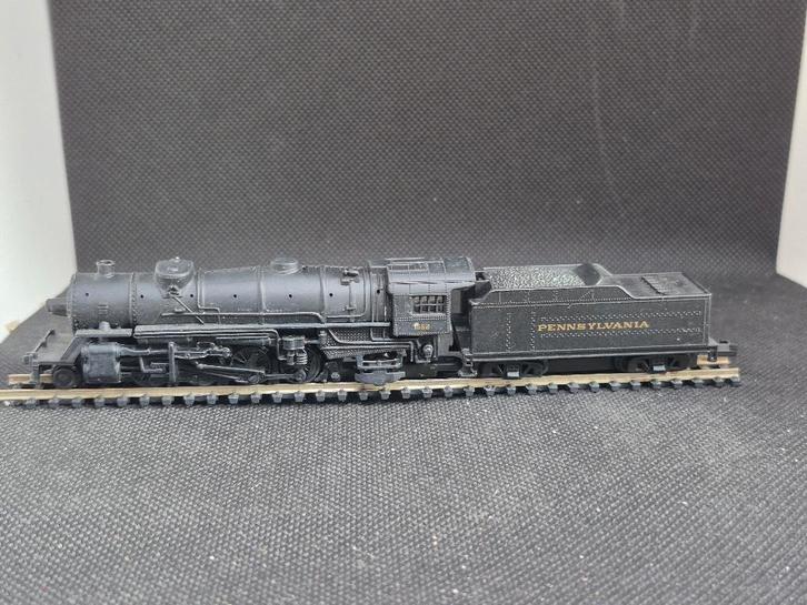 CIL - USRA 2-8-2 Heavy Mikado Pennsylvania PRR (15487), Hobby en Vrije tijd, Modeltreinen | N-Spoor, Gebruikt, Locomotief, Gelijkstroom of Wisselstroom