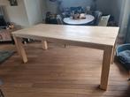 Teak eettafel 200x90x3cm, Ophalen, Rechthoekig, 200 cm of meer, 50 tot 100 cm