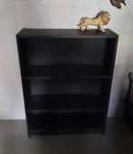 Ikea kast, zwart met houtnerf, Huis en Inrichting, Ophalen, Zo goed als nieuw, 25 tot 50 cm, 50 tot 100 cm
