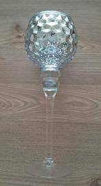 Glazen kandelaar., Ophalen, Overige materialen, Minder dan 25 cm