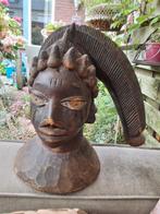 Antiek headdress hoofd stam yoruba egungun afrika ca 1900, Antiek en Kunst, Ophalen of Verzenden