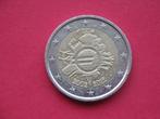 Kavel België munt 2 Euro tien jaar chartale Euro 2012., Verzenden, Overig, Losse munt