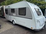 Knaus Sport 460 EU met mover, airco en voortent, Caravans en Kamperen, Caravans, Rondzit, Bedrijf, Lengtebed, Knaus
