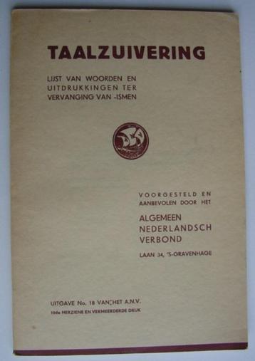 Taalzuivering, woorden en uitdrukkingen ter vervanging ismen beschikbaar voor biedingen