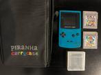Gameboy color blouw + marioland 2  & warioland, Ophalen of Verzenden, Zo goed als nieuw, Game Boy Color
