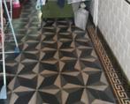 15,5m2 antieke Escher motief tegels 25x25x2,5cm., Tuin en Terras, Tegels en Klinkers, Ophalen, Overige materialen, Gebruikt, Overige typen
