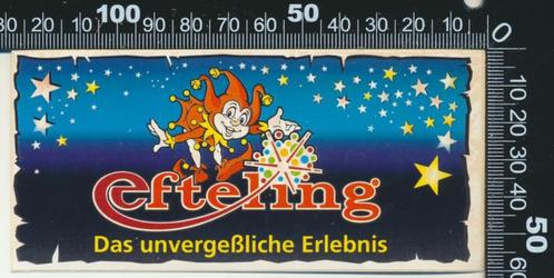 Sticker: De Efteling - Das unvergesliche erlebnis, Verzamelen, Stickers, Zo goed als nieuw, Bedrijf of Vereniging, Ophalen of Verzenden