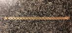 Prachtige gouden schakel armband (14K), Ophalen, Zo goed als nieuw, Goud