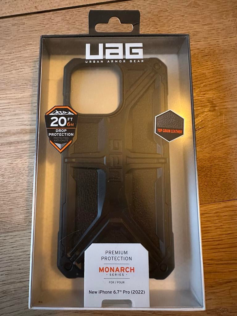 UAG Monarch iPhone Hoesje 6.7 inch, Ophalen of Verzenden, Nieuw, IPhone 14 Pro Max, Hoesje of Tasje