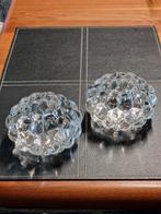 1x Waxinelicht Raspberry Anne Nilsson voor Orrefors Sweden, Ophalen of Verzenden