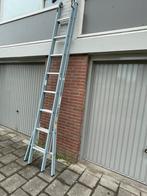 Dirks glazenwasser ladder 2 x 8, Doe-het-zelf en Verbouw, Ladders en Trappen, Ophalen, Zo goed als nieuw, Ladder, Opvouwbaar of Inschuifbaar