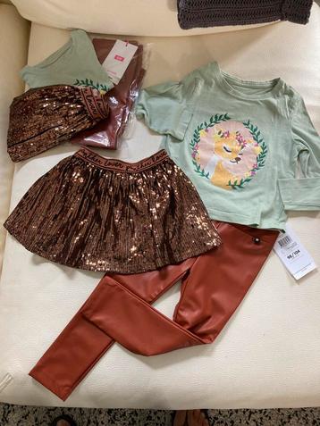 Tweeling meisje set legging rok longsleeve mt 92/98 beschikbaar voor biedingen