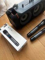 Karaoke Set incl. 3 Microfoons, Ophalen of Verzenden, Gebruikt, Complete set