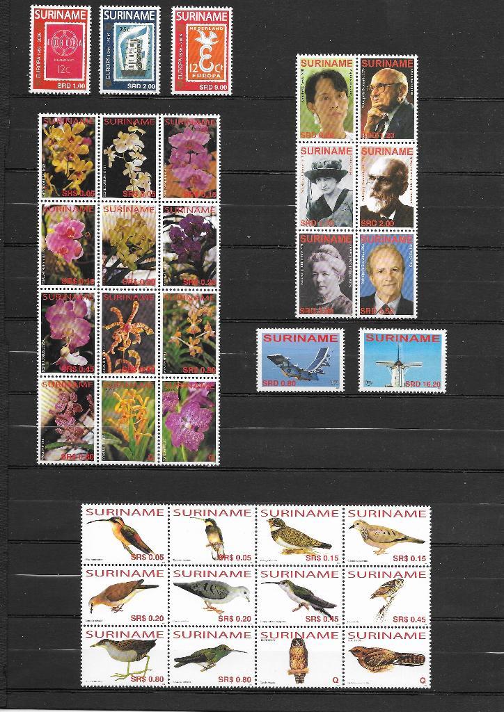 Suriname 2006, complete jaargang, Postfris., Postzegels en Munten, Postzegels | Suriname, Postfris, Verzenden