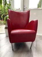 stoelen, Huis en Inrichting, Ophalen, Gebruikt, Leer, Rood
