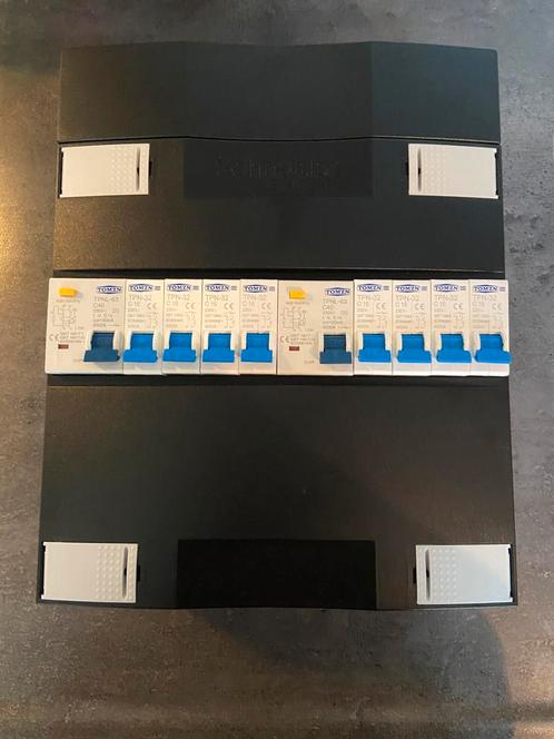 Nieuwe groepenkast - meterkast - 8 groepen - 40a - 1 fase, Doe-het-zelf en Verbouw, Gereedschap | Overige machines, Nieuw, Ophalen of Verzenden