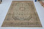 Vintage handgeknoopt perzisch tapijt kashan 445x313, Info@SlatsAntiek.nl, Tweedehands, Perzisch, Ophalen of Verzenden