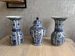 Delfts blauw 3 delig kaststel, Antiek en Kunst, Antiek | Keramiek en Aardewerk, Ophalen