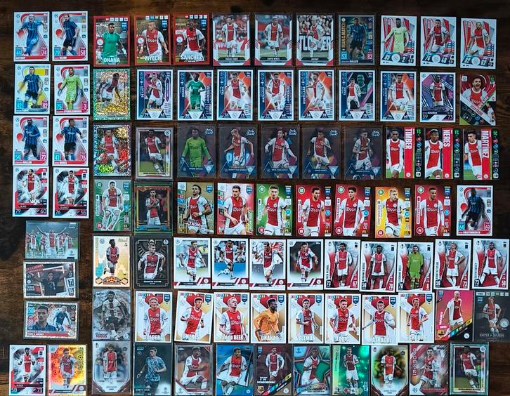 Ajax Champions League Panini & Topps 89 Cards, Verzamelen, Sportartikelen en Voetbal, Zo goed als nieuw, Poster, Plaatje of Sticker