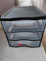 A 4 of knutsel opberglaatjes, eventueel stapelbaar Sundis, Kunststof, Zo goed als nieuw, 3 of 4 laden, Minder dan 100 cm