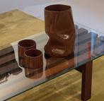 Klangnapha Large vaas in bruin, Huis en Inrichting, Woonaccessoires | Vazen, Ophalen, Overige kleuren, Aardewerk of Porselein