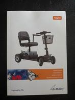 Vivo inklapbare zwarte scootmobiel, Diversen, Ophalen, Life and Mobility, 10 km/u of minder, 26 t/m 35 km
