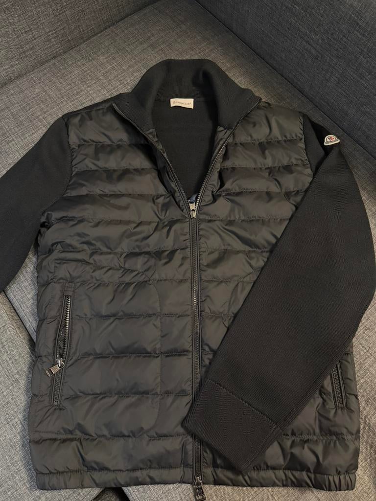 Moncler Cardigan, Kleding | Heren, Jassen | Winter, Nieuw, Overige maten, Zwart, Ophalen of Verzenden