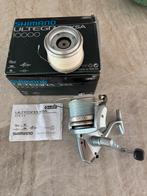 Shimano Ultegra XSA 10000 met extra spoel + gevlochten lijn, Ophalen of Verzenden, Gebruikt, Molen