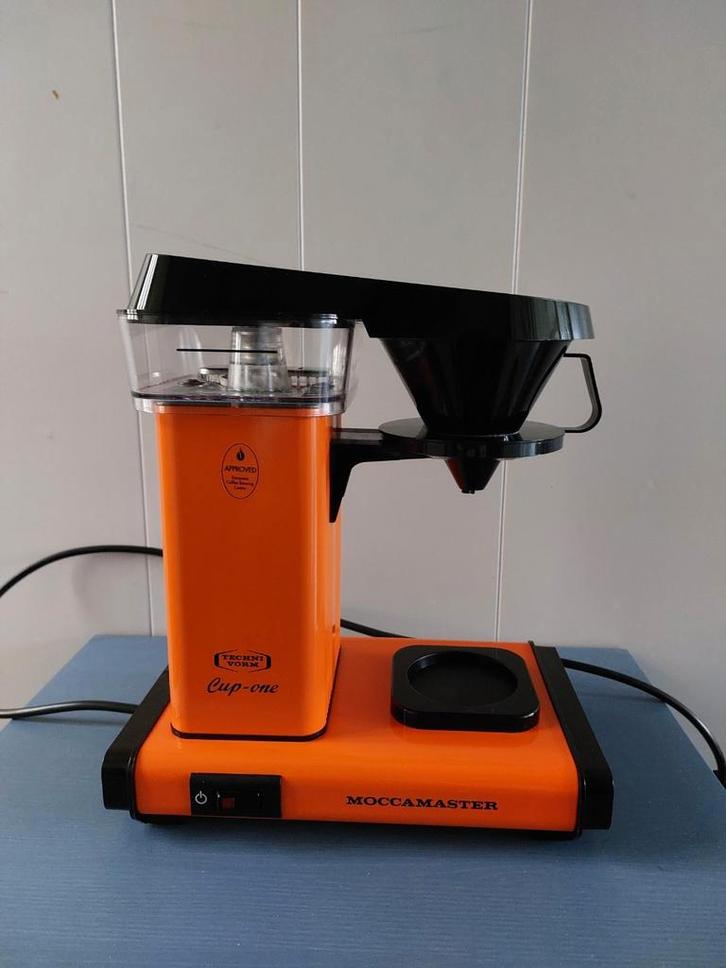 Moccamaster Cup one oranje zgan, Witgoed en Apparatuur, Koffiezetapparaten, Zo goed als nieuw, Koffiemachine, Ophalen of Verzenden