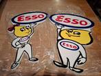 Gietijzeren reclameborden Esso mannetje en vrouwtje, Verzamelen, Merken en Reclamevoorwerpen, Ophalen of Verzenden, Nieuw, Reclamebord