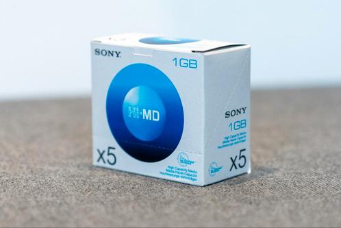 Sealed Sony Minidisc 5x Hi-MD, Audio, Tv en Foto, Walkmans, Discmans en Minidiscspelers, Ophalen of Verzenden