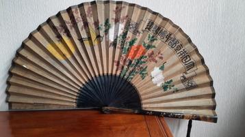 antiek waaier japan ca 1900  beschikbaar voor biedingen