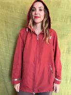 Vintage jas, maat 38/M - roodbruin - capuchon - 90's, Maat 38/40 (M), Ophalen of Verzenden, Vintage, Gedragen
