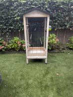 Huiskamer vogelkooi, Dieren en Toebehoren, Vogels | Hokken en Kooien, Ophalen, Gebruikt, Hout, Vogelkooi