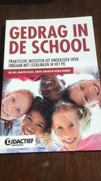 Gedrag in de school   Didactief onderzoek, Ophalen of Verzenden, Alpha, Zo goed als nieuw, HBO