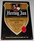 HERTOG JAN BIER : Bord Hertog Jan - Traditioneel Zuiver Bier, Verzenden, Nieuw, Reclamebord, Plaat of Schild, Hertog Jan