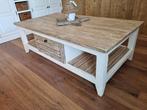 Landelijke Brocante Salontafel € 280.-, 100 tot 150 cm, Zo goed als nieuw, Minder dan 50 cm, Rechthoekig