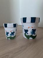Nieuw | handgeschilderde bloempotten, Ophalen, Nieuw, Rond, Minder dan 25 cm
