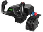 Logitech Flight Yoke + 2 Throttle Quadrants, Computers en Software, Joysticks, Ophalen of Verzenden, Zo goed als nieuw
