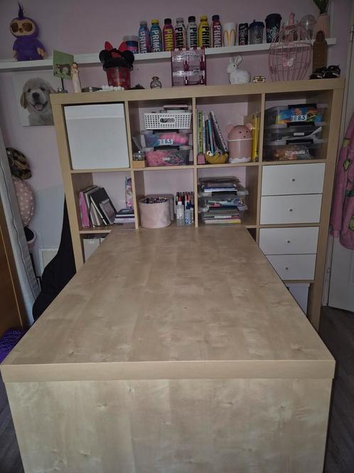 Kallax Bureau Combinatie, Huis en Inrichting, Bureaus, Gebruikt, Bureau, Ophalen