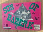 Son Of Bazerk - Studio Brussel Poster 21/11, Gebruikt, Rechthoekig Liggend, Ophalen of Verzenden, A1 t/m A3
