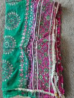 Feestelijk dupatta / sjaal stof lap, Ophalen of Verzenden, Zo goed als nieuw, Maat 34 (XS) of kleiner, Sjaal